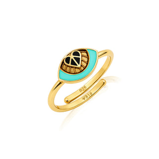 Eye Sea You Ring Exotic Turquoise