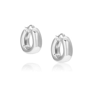 Bold Hoops Silver