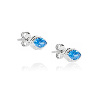 Ocean Eye Studs Silver
