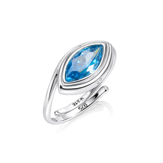The Ocean Eye Ring Silver