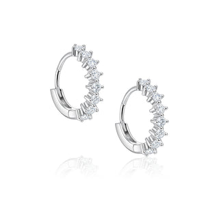 Little Zircon Hoops Silver