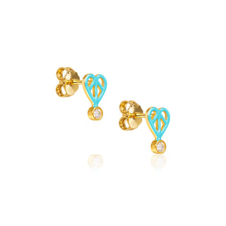 Little Love Studs – Exotic Turquoise