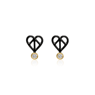 Little Love Studs - Iconic Black
