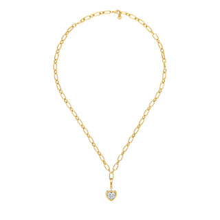 Bold Heart Necklace - Gold