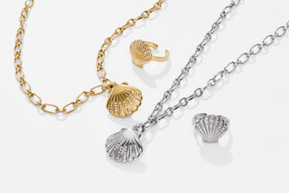 Secret Shell Necklace Gold