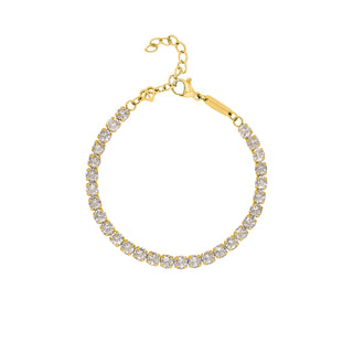 Tennis Bold Bracelet Gold