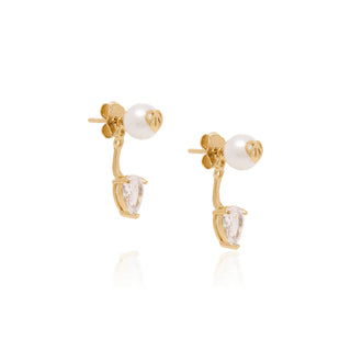 Logo Pearl Teardrops Gold