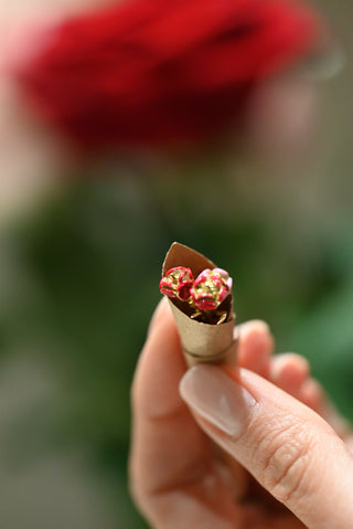 The Rose Necklace - Bordeaux