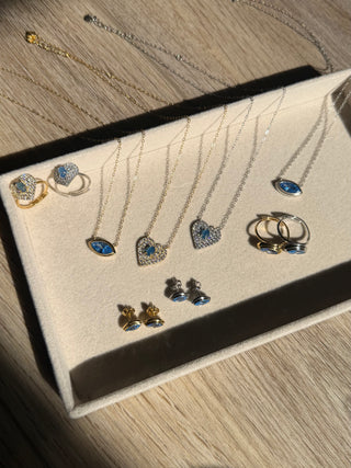 The Ocean Eye Necklace Silver