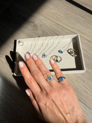 The Ocean Eye Ring Silver