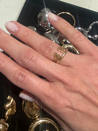Double Love Ring - Solar Gold