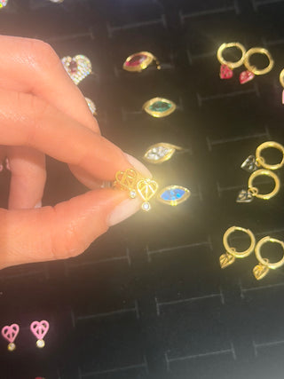 Little Love Studs - Solar Gold